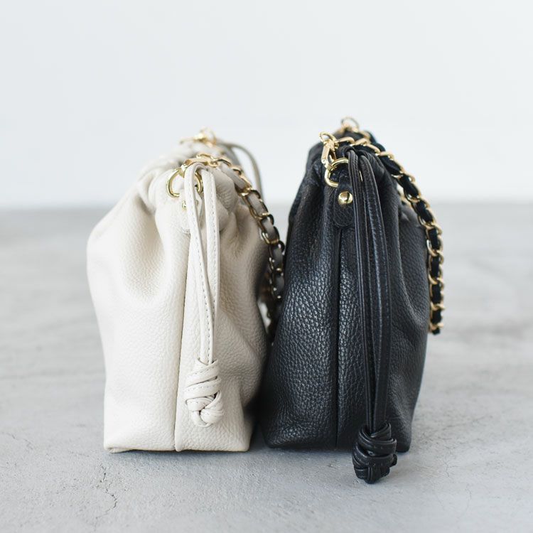 2WAY チェーン巾着バッグ