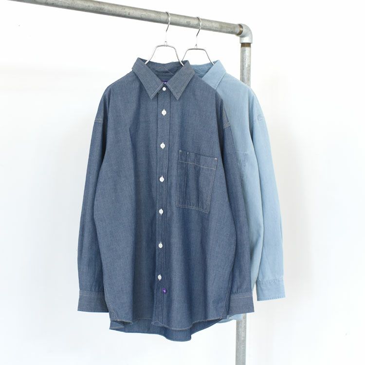 Regular Collar Chambray Field Shirt レギュラーカラー シャンブレーフィールドシャツ