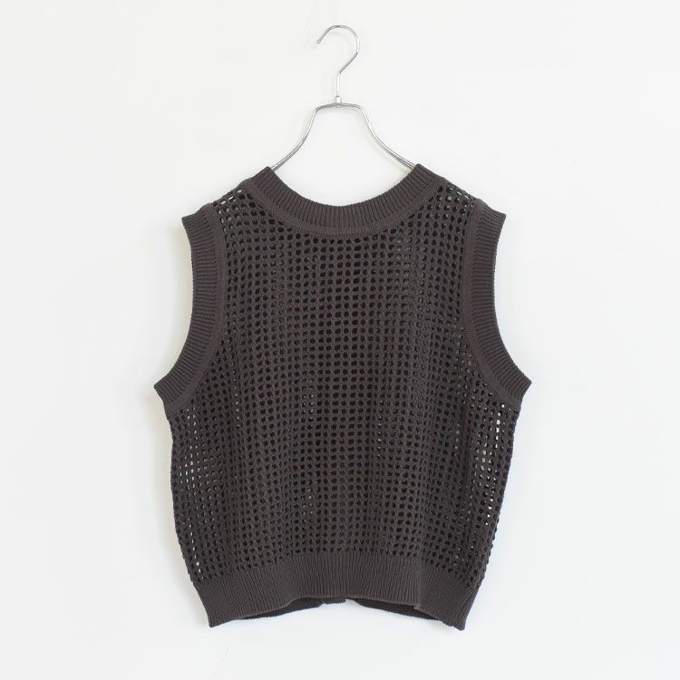mesh knit 2way vest メッシュニットベスト