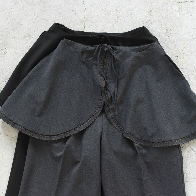 scallop cape set pants スカラップ ケープ セットパンツ