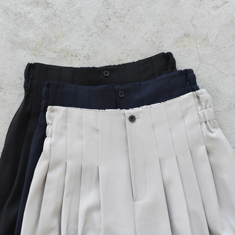 high waist tuck pants ハイウエスト タックパンツ