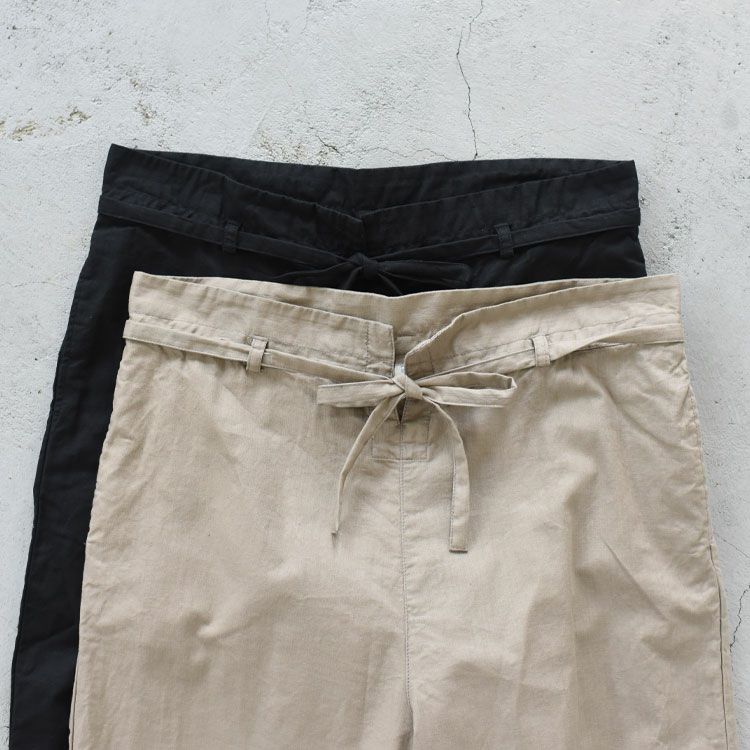 cotton linen wide volume pants コットンリネン ワイドボリュームパンツ