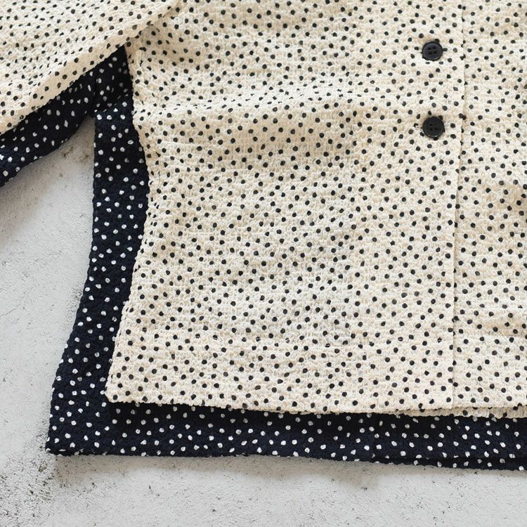 Vneck Dot Blouse Vネック ドットブラウス