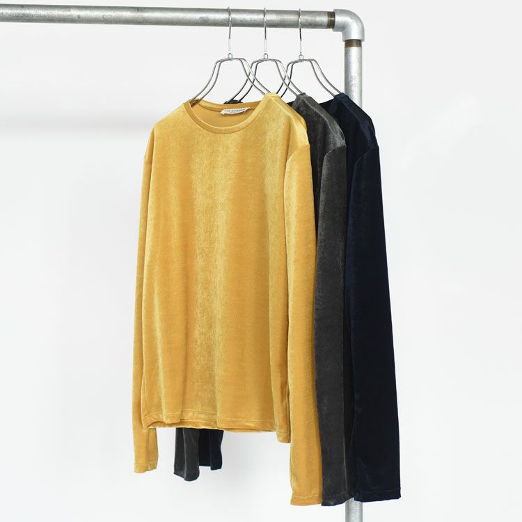 VELOUR LONG SLEEVE TEE ベロアロングスリーブTEE
