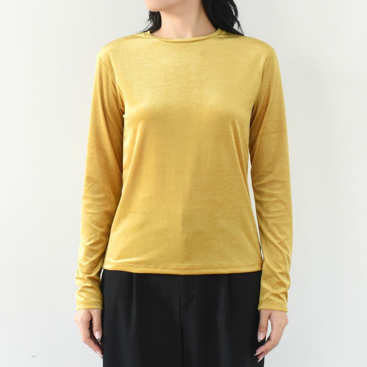 VELOUR LONG SLEEVE TEE ベロアロングスリーブTEE