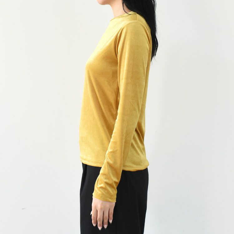 VELOUR LONG SLEEVE TEE ベロアロングスリーブTEE