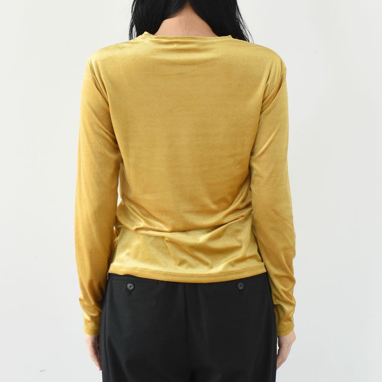 VELOUR LONG SLEEVE TEE ベロアロングスリーブTEE
