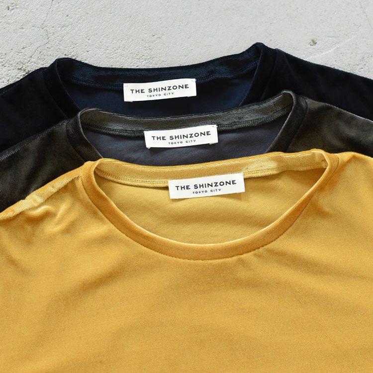 VELOUR LONG SLEEVE TEE ベロアロングスリーブTEE