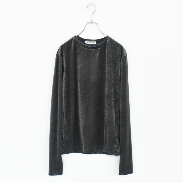 VELOUR LONG SLEEVE TEE ベロアロングスリーブTEE