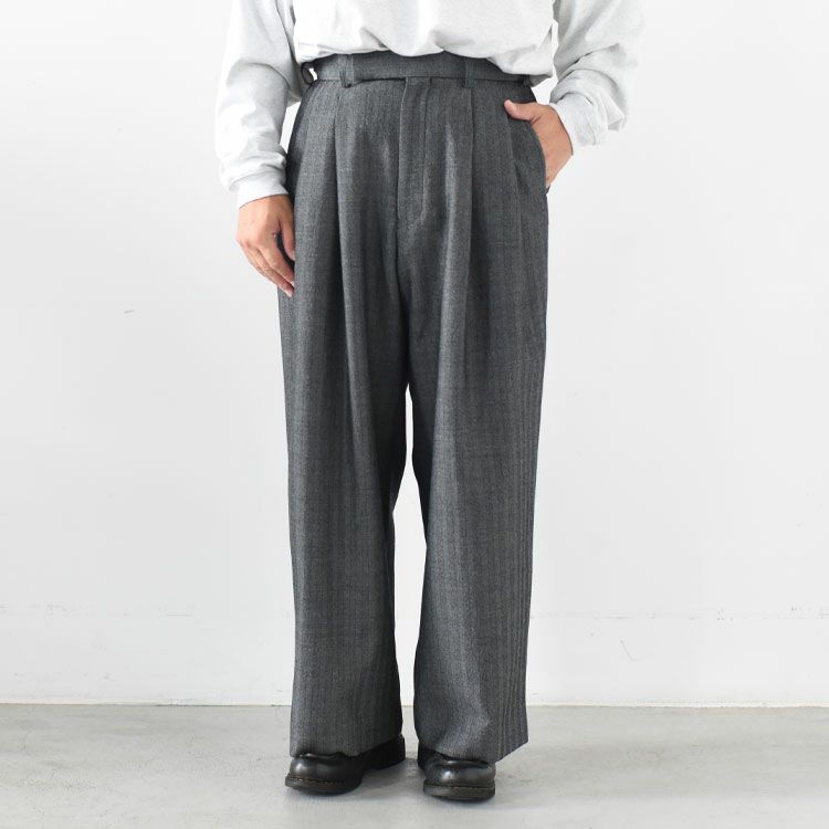 ORGANIC COTTON GABARDINE U.S.ARMY CHINO TROUSERS オーガニックコットン強撚ギャバ / U.S.アーミーチノトラウザーズ