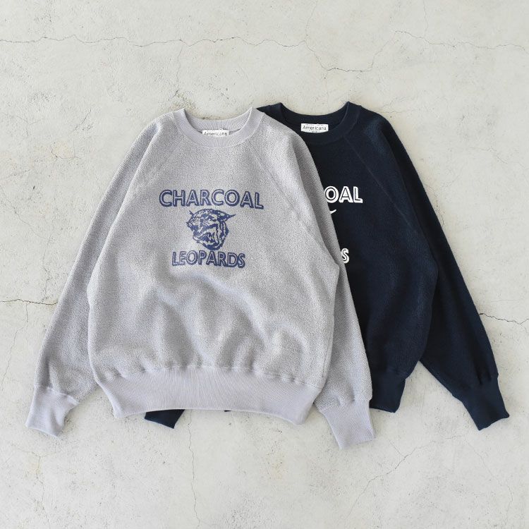 ORIGINAL Charcoal × Americana Leopards sweat オリジナルチャコール×アメリカーナ レオパーズスウェット