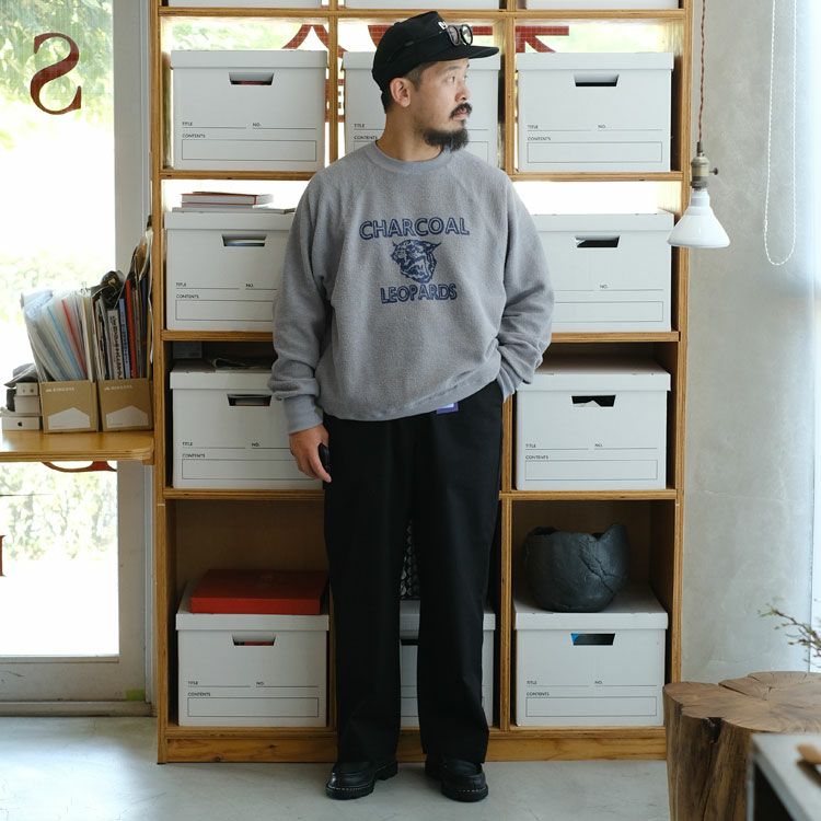 ORIGINAL Charcoal × Americana Leopards sweat オリジナルチャコール×アメリカーナ レオパーズスウェット