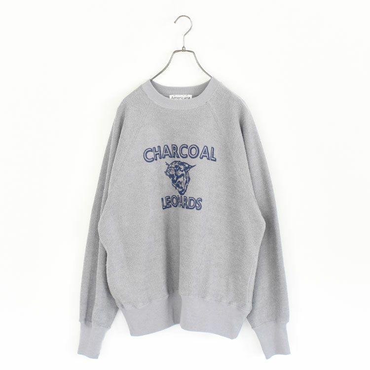 ORIGINAL Charcoal × Americana Leopards sweat オリジナルチャコール×アメリカーナ レオパーズスウェット