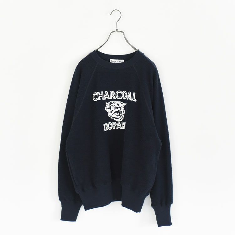 ORIGINAL Charcoal × Americana Leopards sweat オリジナルチャコール×アメリカーナ レオパーズスウェット