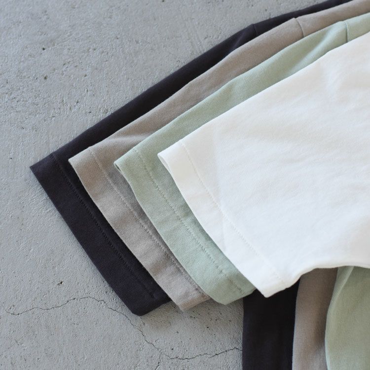 コットン トンプキンス ジャージー クロップド クルーネック 半袖 Tシャツ