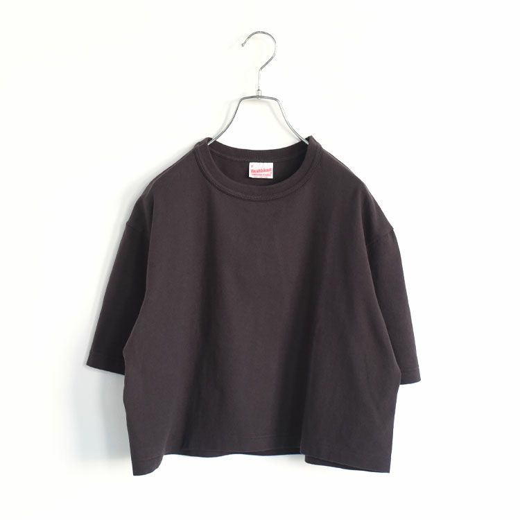コットン トンプキンス ジャージー クロップド クルーネック 半袖 Tシャツ