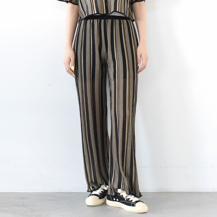 Stripe Knit Pants ストライプニットパンツ