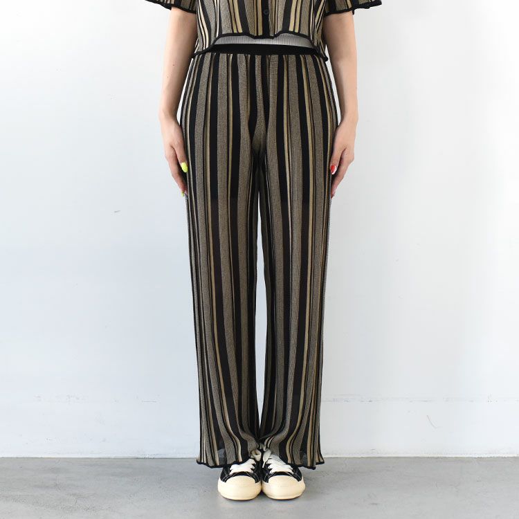 Stripe Knit Pants ストライプニットパンツ