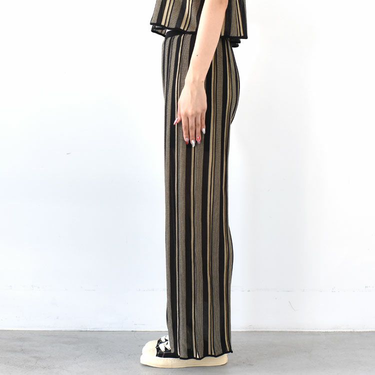 Stripe Knit Pants ストライプニットパンツ
