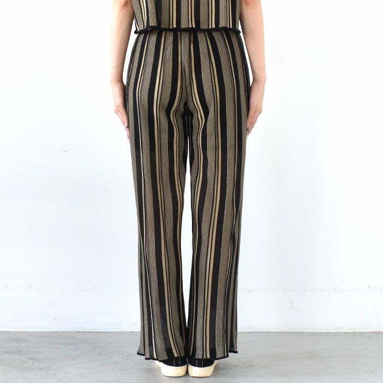 Stripe Knit Pants ストライプニットパンツ
