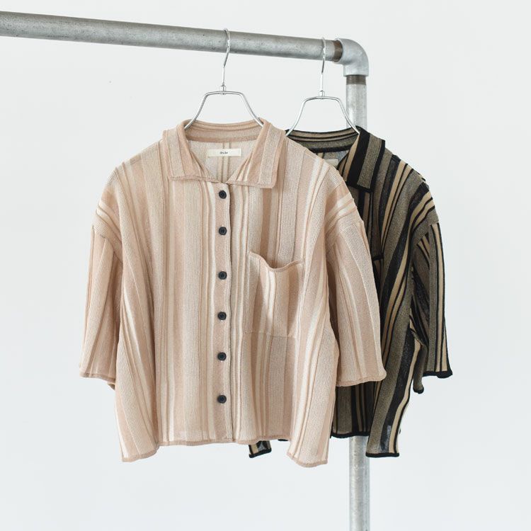 Stripe Knit Shirts ストライプニットシャツ