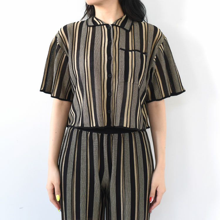 Stripe Knit Shirts ストライプニットシャツ