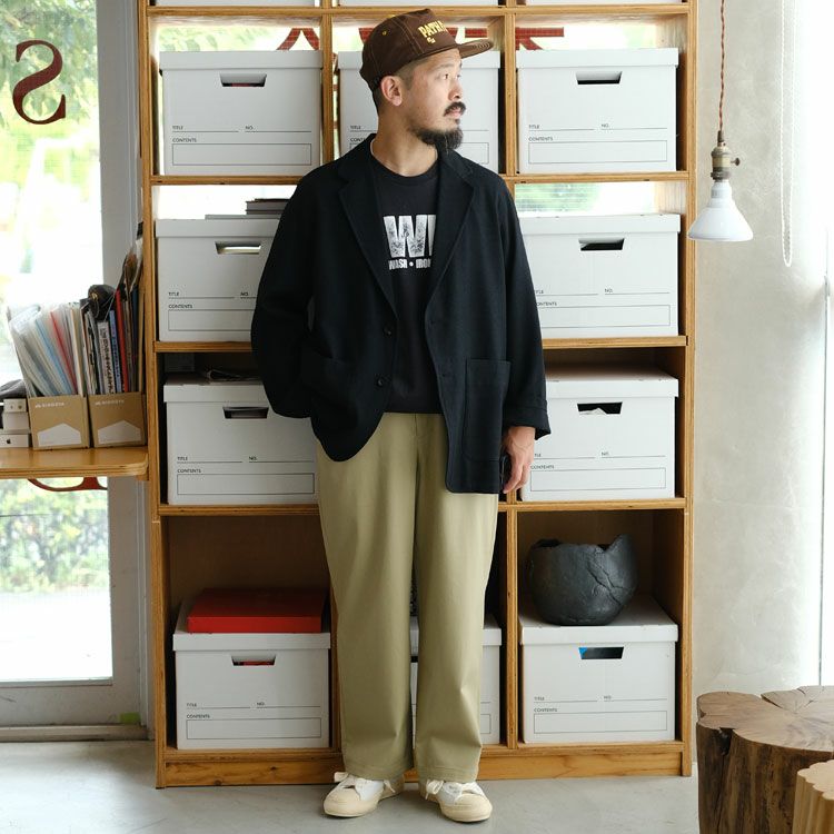 Tumbled Wool Serge Stroll Around Jacket ウールサージ ワッシャータンブラー / ストロールアラウンドジャケット