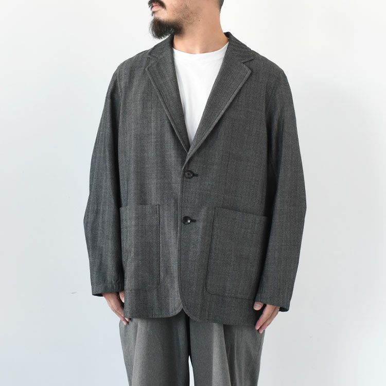 Tumbled Wool Serge Stroll Around Jacket ウールサージ ワッシャータンブラー / ストロールアラウンドジャケット