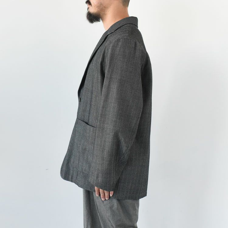 Tumbled Wool Serge Stroll Around Jacket ウールサージ ワッシャータンブラー / ストロールアラウンドジャケット