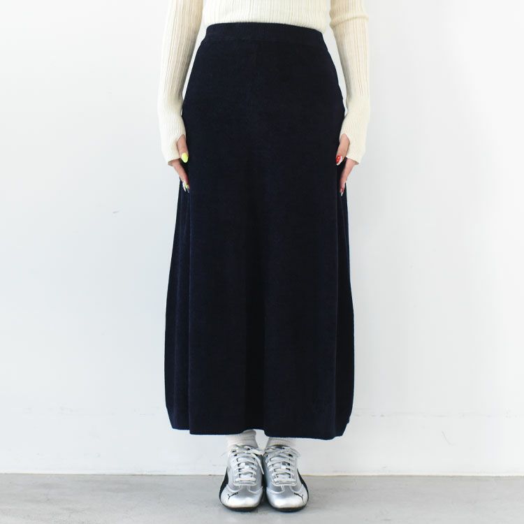 EX.SUPERFINE LAMBS WOOL & RAYON MOLE SKIRT エクストラスーパーファイン ラムウール＆レーヨンモールスカート