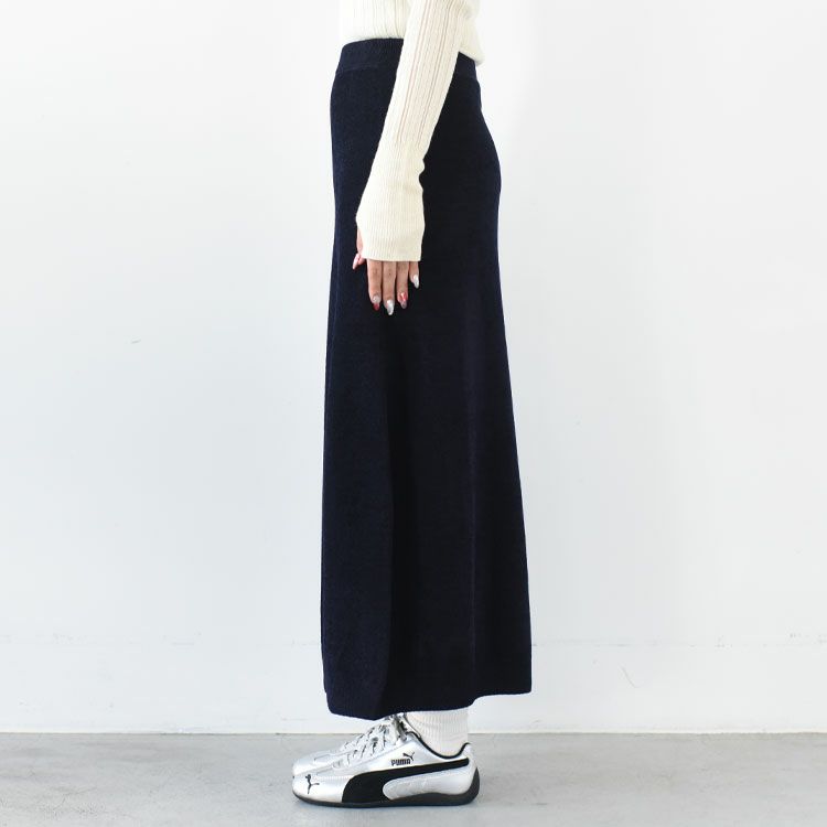 EX.SUPERFINE LAMBS WOOL & RAYON MOLE SKIRT エクストラスーパーファイン ラムウール＆レーヨンモールスカート