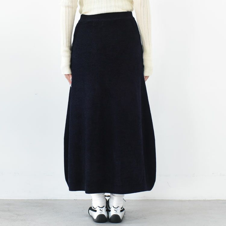 EX.SUPERFINE LAMBS WOOL & RAYON MOLE SKIRT エクストラスーパーファイン ラムウール＆レーヨンモールスカート