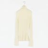 ROYAL BABY ALPACA RANDOM RIBBED-KNIT HIGH-NECK P/O ランダムリブニット ハイネックプルオーバー