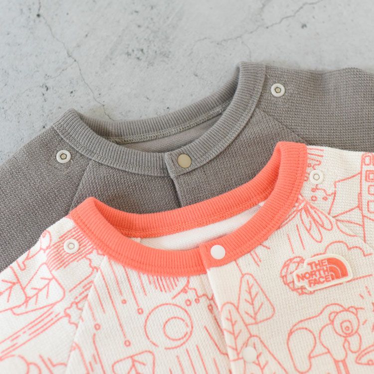 BABY L/S ROMPERS & 2P BIB ロングスリーブロンパース＆2Pビブ（ベビー）