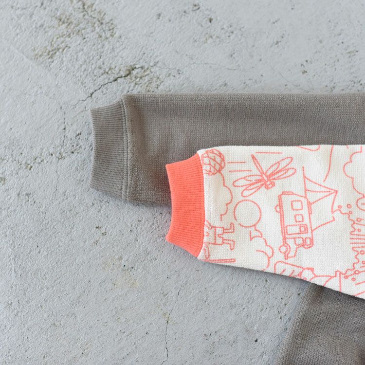 BABY L/S ROMPERS & 2P BIB ロングスリーブロンパース＆2Pビブ（ベビー）