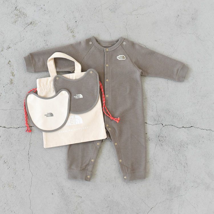 BABY L/S ROMPERS & 2P BIB ロングスリーブロンパース＆2Pビブ（ベビー）