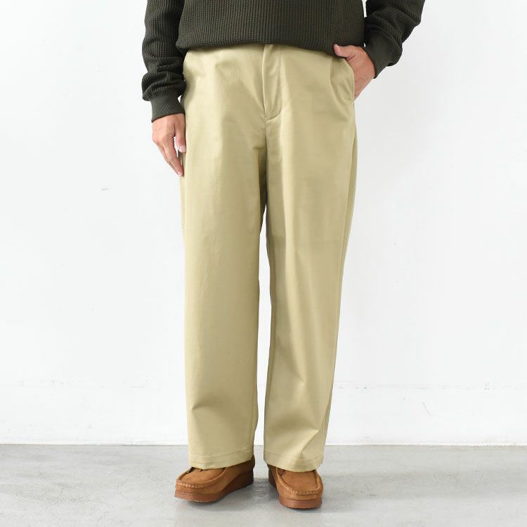 WIDE STRAIGHT TAPERD PANTS ワイドストレートテーパードパンツ