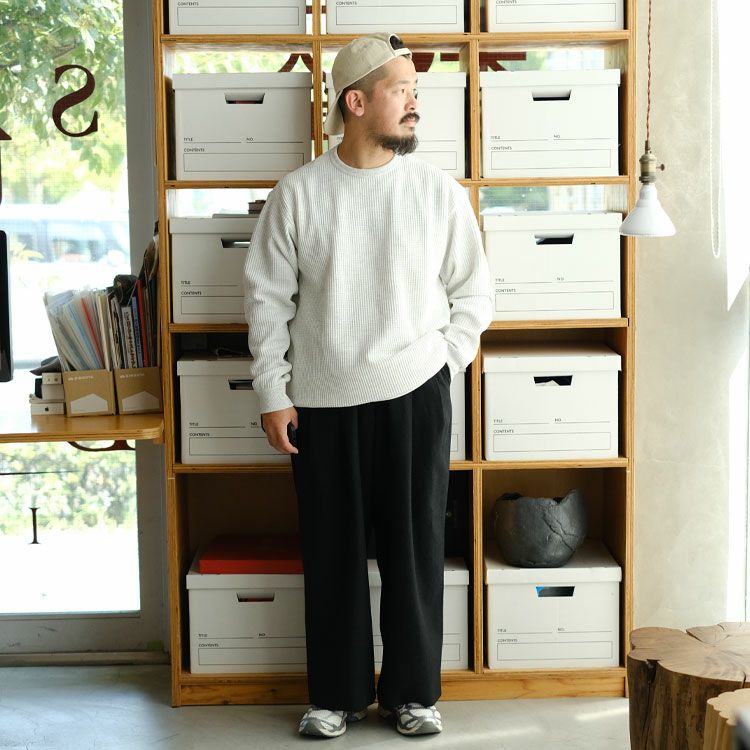L/S WARM WAFFLE CREW ロングスリーブ ウォームワッフルクルー