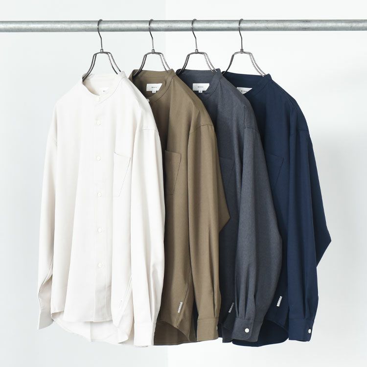 SOPHIE TWILL BAND SHIRT ソフィーツイルバンドカラーシャツ