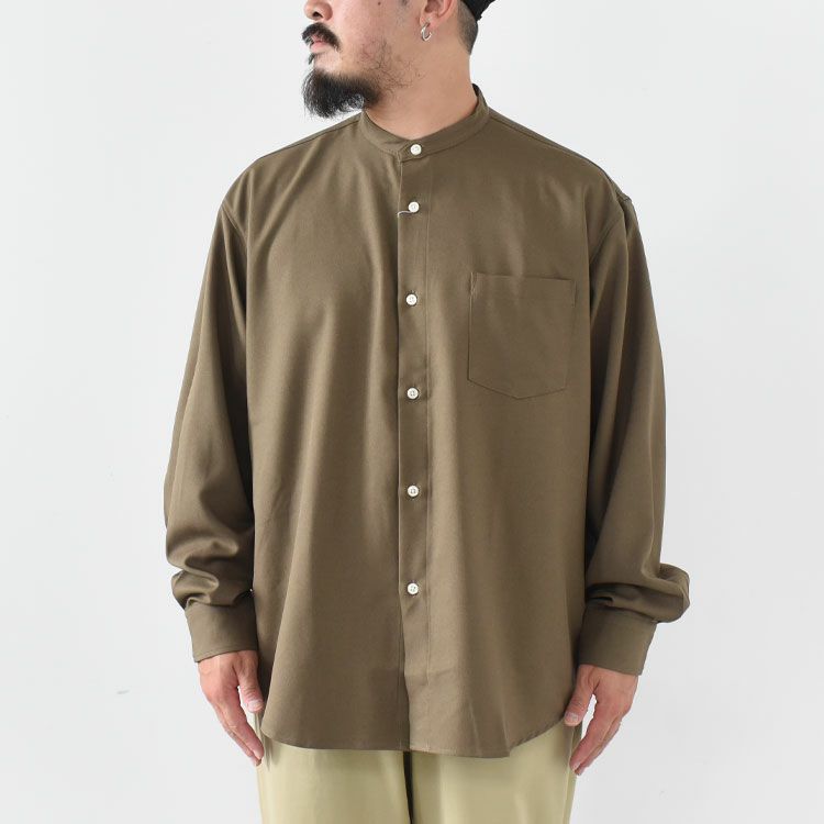 SOPHIE TWILL BAND SHIRT ソフィーツイルバンドカラーシャツ
