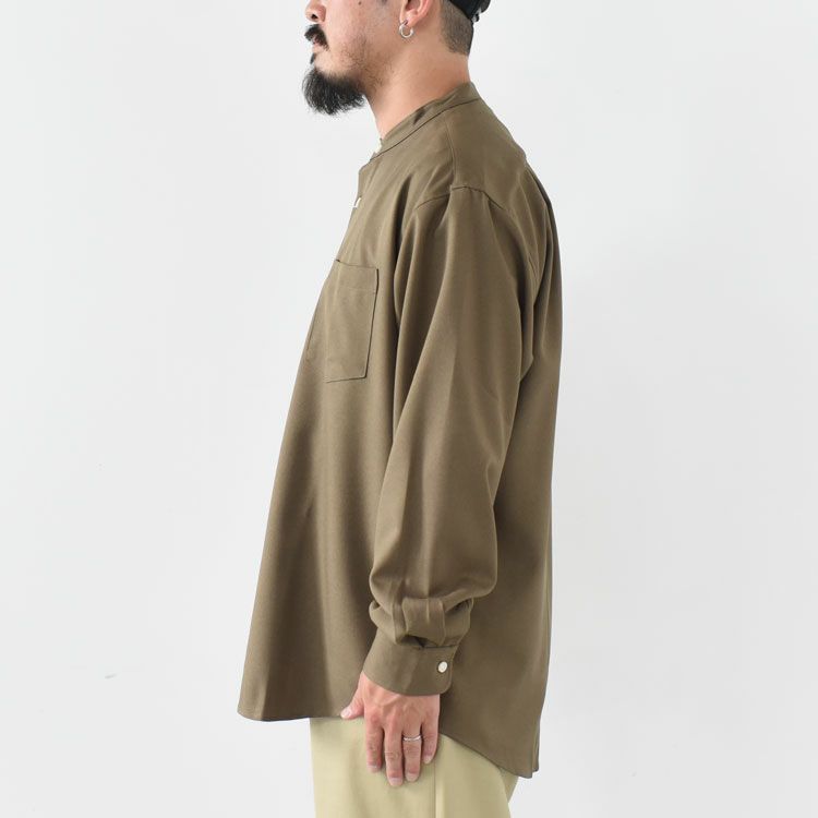 SOPHIE TWILL BAND SHIRT ソフィーツイルバンドカラーシャツ