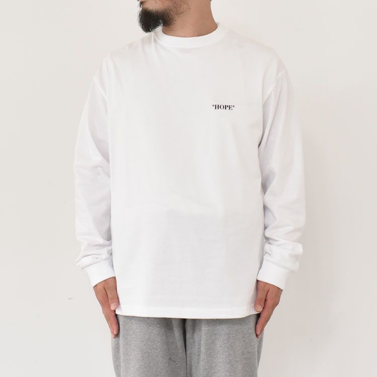 "HOPE" INKJET L/S T-Shirt ホープ インクジェット 長袖Tシャツ