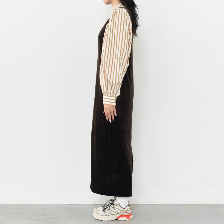 Velour Uneck Onepiece ベロア Uネックワンピース