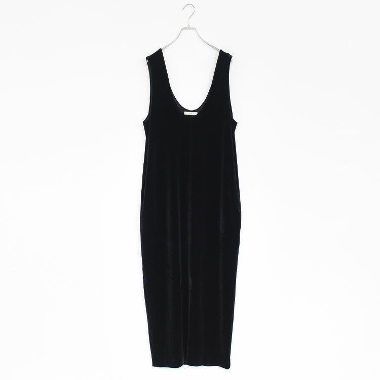 Velour Uneck Onepiece ベロア Uネックワンピース