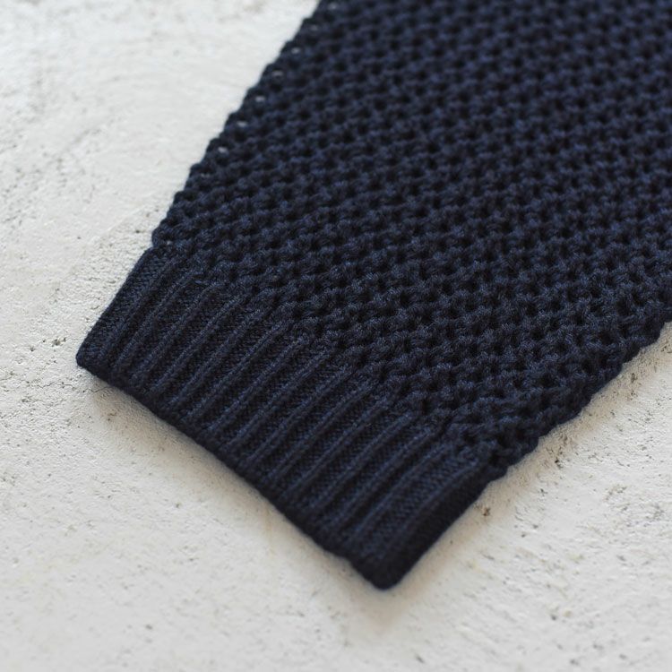 mesh crew neck P/O メッシュクルーネックプルオーバー