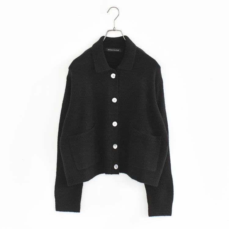 short C/D with collar ショートカーディガンウィズカラー