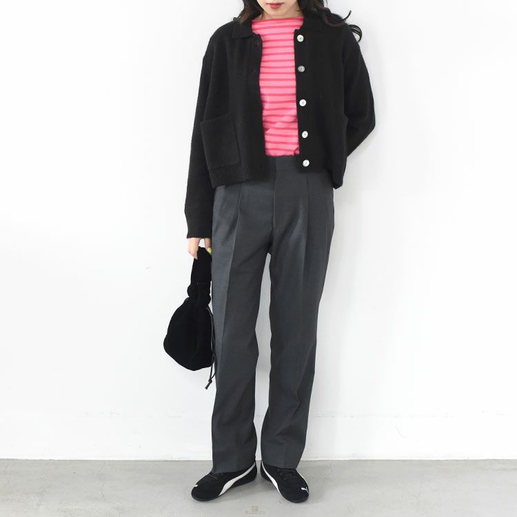 short C/D with collar ショートカーディガンウィズカラー