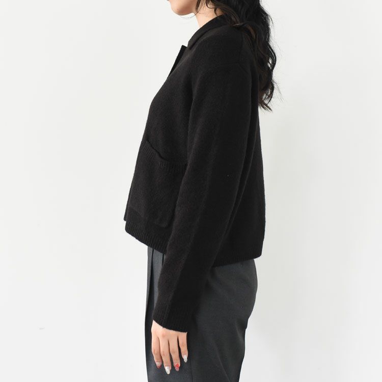 short C/D with collar ショートカーディガンウィズカラー