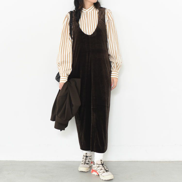 GATHER SLEEVE LONG SHT ギャザースリーブ ロングシャツ