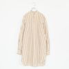 GATHER SLEEVE LONG SHT ギャザースリーブ ロングシャツ